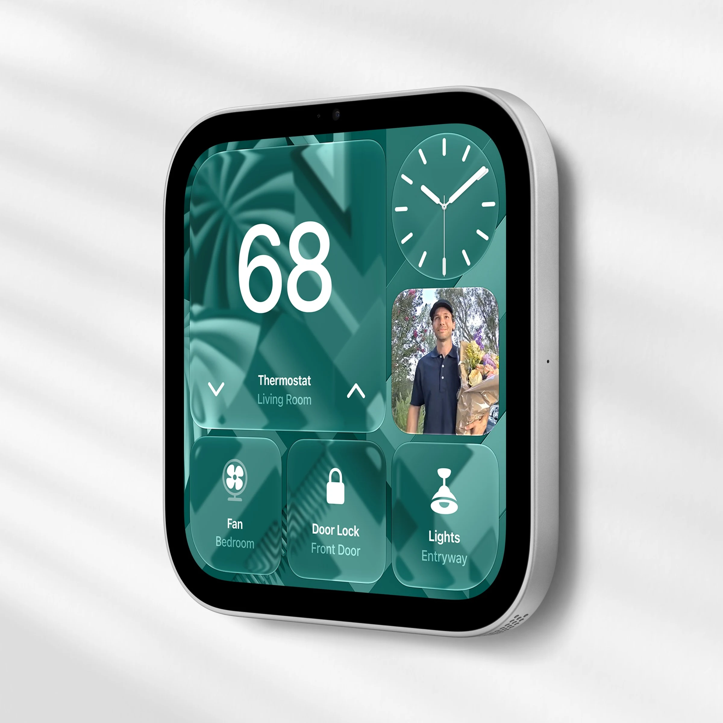 The HomeView can be wall-mounted, with the option of POE.