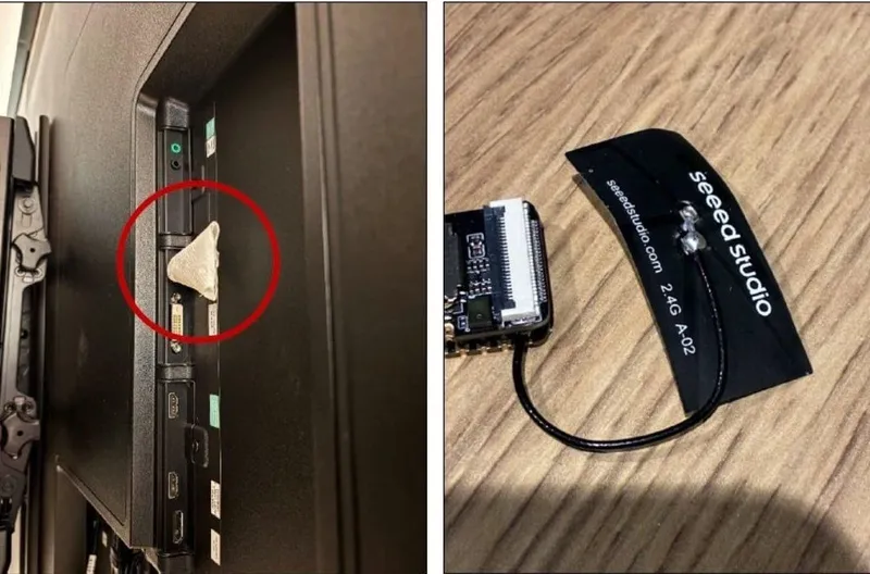 Images of the alleged recording device from the complaint.