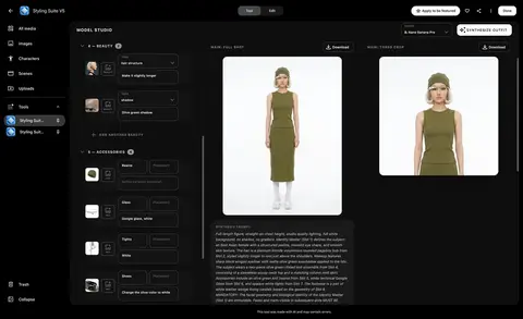 Jane Wade's Styling Suite Google Flow tool