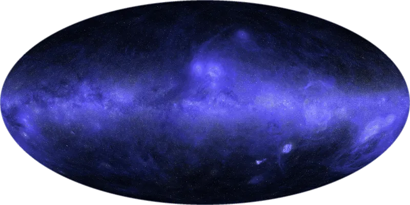 A semi-interactive view of our night sky through different imaging modes: UV, natural light, and infrared